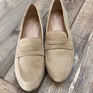 J. Crew Tan Suede Women's Loafers Size 8 1/2